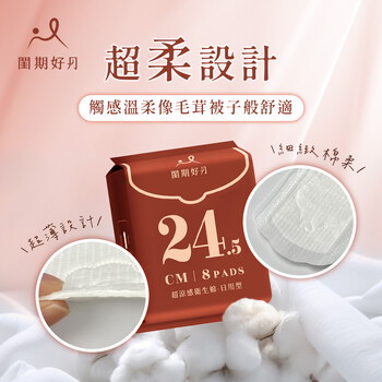 不參加任何行銷活動閨期好月™超涼感衛生棉-日用型